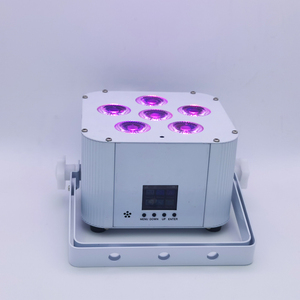 6x18W Rgbwa + uv Wireless Dmx Battery Power Wifi App avec télécommande sans fil - Product Image 4
