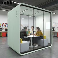 Fabricant professionnel 4 personnes bureau insonorisé cabine téléphonique modulaire musique acoustique Studio réunion Pod