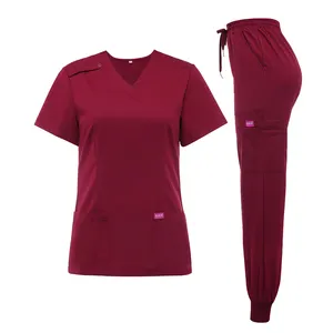 Set seragam scrub untuk seragam perawat musim dingin set scrub grosir seragam perawat rumah sakit