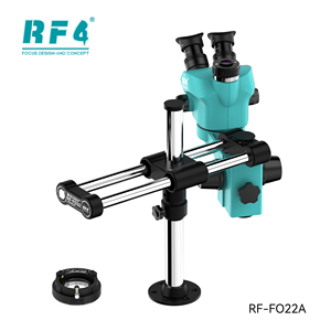 RF4 7-50x 三目立体显微镜 FO22 双臂支架 144 LED 环形灯 0.5x CTV 镜头 IP53 级防护等級 LCD 显示屏 - Product Image 4