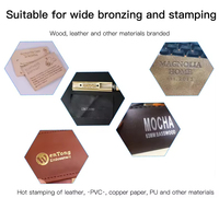 Machine de Pressage à Chaud Numérique Manuelle Compacte pour Estampage et Marquage à Chaud du Cuir, Bois, PVC, Papier et Logos Personnalisés