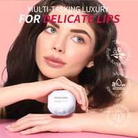 Vente chaude Vegan Bio Masque Lèvres Hydratant sans alcool marque privée baume à lèvres doux cerise rose crème pour les lèvres pour les femmes