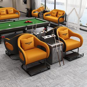 Billiards Room Sofas And Viewing Chairs Pu Leather Foam Filling Comfortable Commercial Venues - Product Image 4