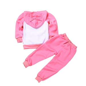 Unisex Fleece Top Outfit Set Sweatshirt Pullover Tracksuit 2pcs Hoodies Pants Kids Baby Boy Children <b>Clothing</b> - Product Image 5