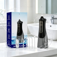 Hydropulseur dentaire portable 350 ml avec réservoir, Type-C, 3 modes, pour voyage et usage domestique, personnalisable, étanche IPX7, 2000 mAh