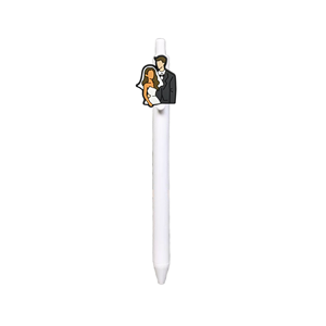 Bolígrafos Personalizados para Regalo de San Valentín, Bolígrafos de <span class=keywords><strong>Boda</strong></span>, Bolígrafos de PVC con Diseño de Cupido y Logotipo - Product Image 2