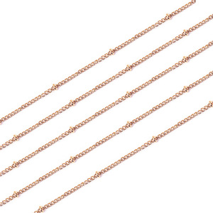 Stainless Steel Chain 10 Yards Roll Color Retaining Women's <b>Necklace</b> <b>Delicate</b> Beaded Twist Chain For Jewelry Making - Product Image 5