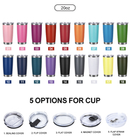 Vaso Térmico de Acero Inoxidable de 20 oz al por Mayor, Taza de Café de Viaje con Tapa Hermética
