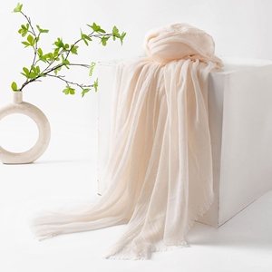 Écharpe longue simple en polyester, style japonais et coréen, couleur unie, protection solaire, sensation haut de gamme, printemps-été - Product Image 6