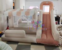Toboggan aquatique gonflable personnalisé pour enfants, aire de jeux aquatique, château gonflable avec piscine, fosse à balles pour le plaisir toute l'année