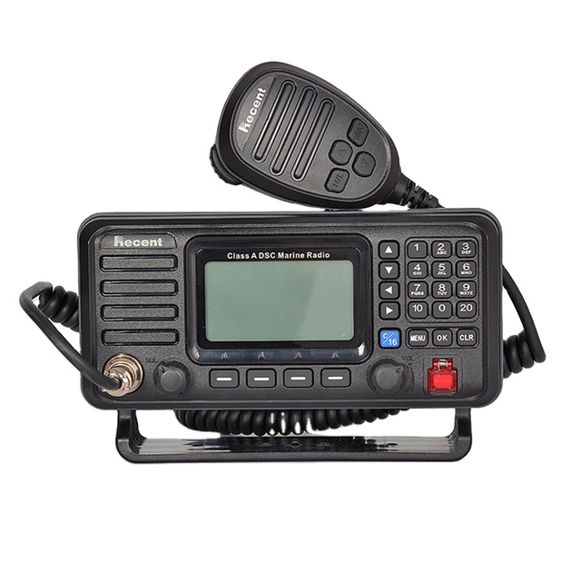 RS-510M VHF Marine Transceiver Class A DSC GMDSS Distress Call Forward DSC Records IPX7 Waterproof for Ship Compliance