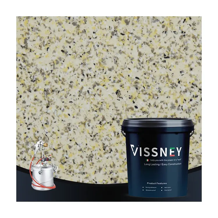 Vissney vernice Spray per trucioli di roccia impermeabile ecologica vernice per pietra di granito