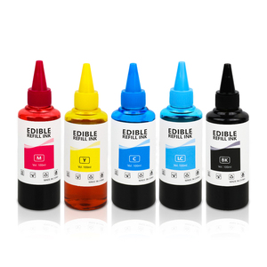 ผลิตภัณฑ์ใหม่หมึกกินได้100Ml สำหรับ EPSON อิงค์เจ็ทพิมพ์สีอาหารเครื่องพิมพ์หมึกที่ใช้สำหรับเค้กกาแฟ - Product Image 2