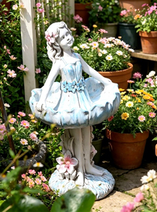 Ornements de jardin extérieurs, figurines de fées et d'esprits floraux, sculptures de personnages créatifs, pots de fleurs, décor de cour, aménagement de balcon - Product Image 5