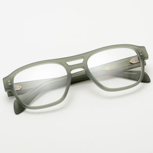 <span class=keywords><strong>Monturas</strong></span> <span class=keywords><strong>de</strong></span> <span class=keywords><strong>gafas</strong></span> acetato retro OEM doble puente acetato hombres mujeres 3 + 2 bisagras marcos ópticos - Product Image 2