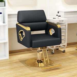 High Quality Multifunctional Synthetic Leather Iron Frame Beauty Salon Barber Chair for Barbershop with Reclining Feature - Product Image 1