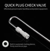 SEMAINE AQUA Transparent Acrylique Aquarium CO2 Équipement Aquarium CO2 Diffuseur Atomiseur pour Fish Tank