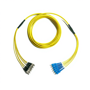 Cavo Patch in Fibra Ottica Monomodale Giallo PVC a 6 Core con Connettore LCFCSTSC per Uso Interno - Product Image 3