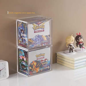 Vitrine magnétique en acrylique transparent pour Pokemon ETB Booster Box Protector Strong UV Resistant Card Storage Holder Custom Logo - Product Image 3