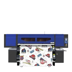 new 8heads Digital Printers For Fabrics I3200/4720 Print Head Roll To Roll Digital Fabric Sublimation Printer