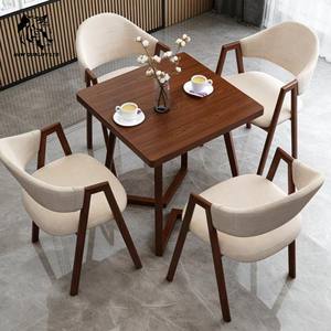 Venta directa de fábrica, buen precio, personalizable, en stock, listo para enviar, muebles de comedor de diseño moderno, mesa de comedor cuadrada de madera. - Product Image 6