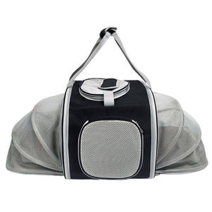 Cama para Gatos y Perros, Tipo Cueva, de Lino y Plástico, Bolsa de Transporte Portátil, Plegable, Expandible, de Gran Capacidad, Personalizable - Product Image 1