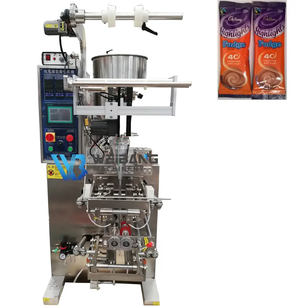 WB-150J automatische flüssige Beutel Mayonnaise Marmelade Tomatenmark Chilis auce Beutel Verpackungs maschine