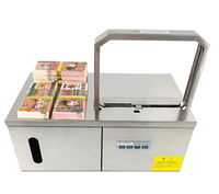 Machine de cerclage automatique à thermoscellage pour liasses de billets, compatible avec bande OPP de 12 mm de large