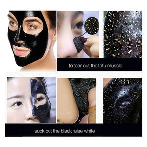 Bambus Holzkohle Mitesser reißen Gesichts masken schwarz <span class=keywords><strong>Carbon</strong></span> Gesichts maske Gesichts maske Hautpflege masken von Mitesser - Product Image 5
