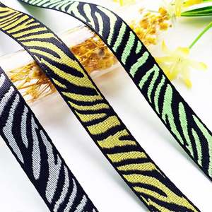 Sangle jacquard réfléchissante enduite de 38 mm de qualité supérieure, polyester/coton, colorée, certifiée Oeko-Tex, personnalisable, ceinture, chapeau - Product Image 4