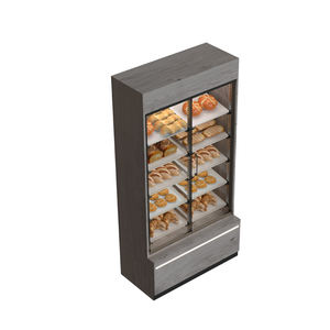 High Capacity Integrated LED <b>Lighting</b> <b>Space</b>-Saving Design Customized Wood Metal Bread Display Rack - Product Image 6