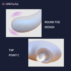 Vibrador de Doble Acción 2 en 1 de Alta Calidad para Mujeres, Funciones de Succión y Vibración, Control Independiente para Parejas - Product Image 4