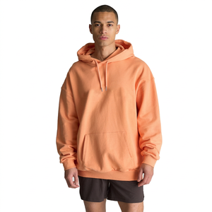 Custom Men High Street Style Oversized Pullover Hoodies Polyester/Cotton <b>Fabric</b> Wholesale Men's Hoodies & Sweatshirts - Product Image 1