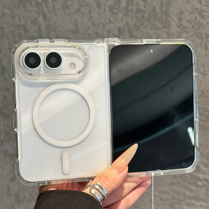 Funda Magnética Transparente Simple de Lujo para iPhone DUO, Resistente a Impactos, Carcasa Trasera Rígida de TPU para Teléfono Móvil, Suministro al por Mayor de Fábrica - Product Image 1