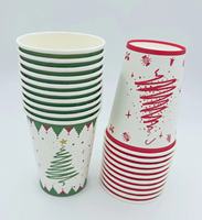 Juego de platos y vasos de papel desechables navideños personalizados para series de decoración de cumpleaños y fiestas navideñas