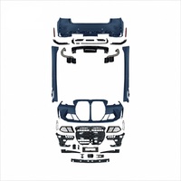 Kit de Conversión de Parachoques Delanteros y Traseros Estilo M3 para BMW Serie 3 G20 G28 2019-2022, con Rejilla, Actualización para Coche 2019-2022 G20 G28