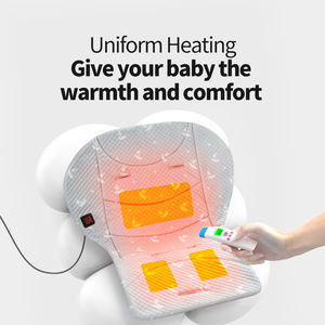 Coussin chauffant électrique réglable Anjuny AJ-BB006 5V en coton pour siège de voiture, pour enfants et bébés, utilisable en toutes saisons, kit intérieur - Product Image 4