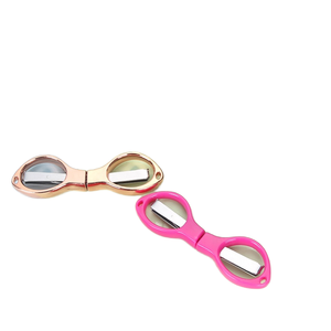 Folding Stainless Steel Safety Scissors Plastic Handle Portable <b>Tool</b> for Home School <b>Camping</b> - Product Image 3