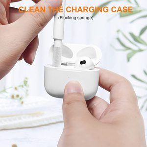 Étui de protection pour AirPods avec stylo de nettoyage pour écouteurs Bluetooth AirPods 2e et 3e génération, conception anti-perte - Product Image 4