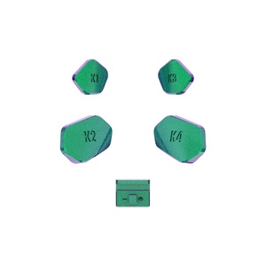 Botones Traseros y Palancas de Cambio Re diseñados en Verde Camaleón y Morado para Xbox Series XS EXtremerate Hope Remap Kit (K1 K2 K3 K4) - Product Image 2