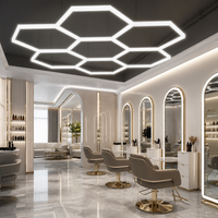 Plafonnier LED nid d'abeille CRI 90 avec modules hexagonaux de 300W