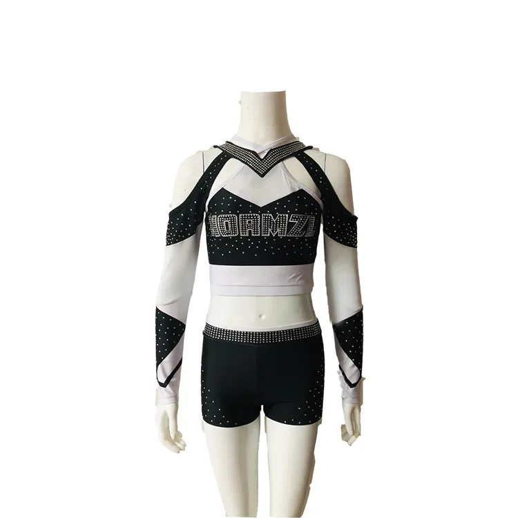 Nova moda plus size adulto cheerleading uniformes personalizados