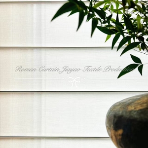 High-End di lusso personalizzato bianco Roman ombra intelligente parasole elettrico tenda <span class=keywords><strong>rullo</strong></span> per casa ufficio moderna Grommet per soggiorno - Product Image 4