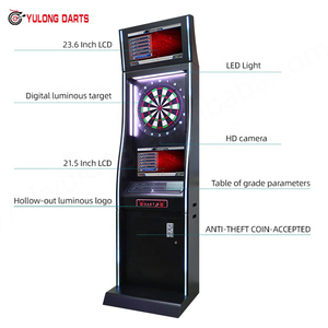 Machine de jeu de fléchettes de tableau de bord électronique de X-4 YULONG avec tableau de fléchettes à jetons d'affichage de 23.6 "pour Arcades 100-240V - Product Image 2
