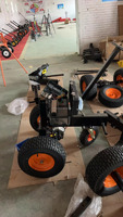 Chariot électrique pour caravane, capacité 2000 kg, déplaceur de remorque avec réglage de boule de 2 pouces, chariot électrique pour remorque à 3 roues