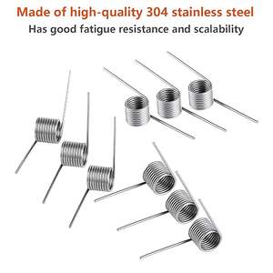 สปริงขดแบบวีที่ทนทาน ปรับได้ 60-180 °   หมุนได้สำหรับถังขยะและกิ๊บติดผม - Product Image 5