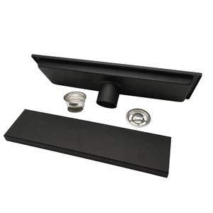 Drain <span class=keywords><strong>de</strong></span> <span class=keywords><strong>douche</strong></span> linéaire invisible dissimulé anti-odeur en métal <span class=keywords><strong>de</strong></span> 300*100 mm, insert <span class=keywords><strong>de</strong></span> carrelage pour salle <span class=keywords><strong>de</strong></span> bain d'hôtel - Product Image 6