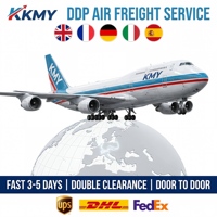 Transitaire aérien DDP sans droits de douane et expédition aérienne Chine vers Europe/Royaume-Uni/France, logistique porte-à-porte vers l'Allemagne