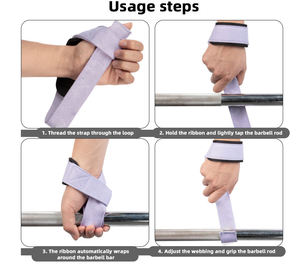 Offre Spéciale – Sangles de Poignet Réglables, Respirantes et Légères, Unisexe, Antidérapantes pour Musculation, Entraînement en Salle de Sport et Fitness - Product Image 3