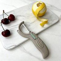 Groothandel Chef Star Handmatige RVS Rotatie Schilmesel Multifunctioneel Handzaam Gemakkelijk Reinigbaar Fruit Groente Appel Aardappel Wortel